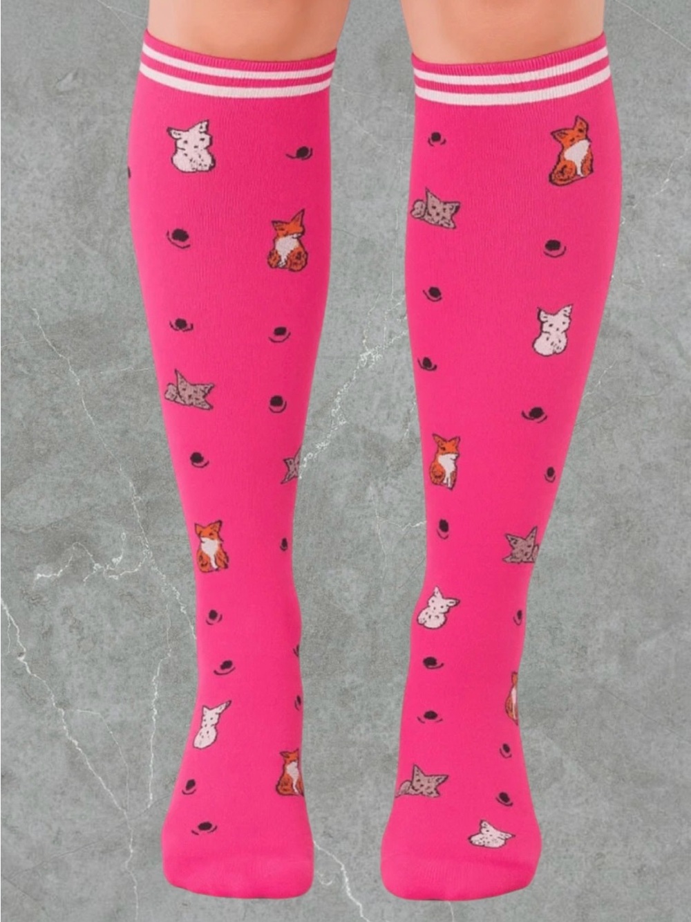 2 for $30 | Hunter Scrubs Compression Socks with Cute Cats Print